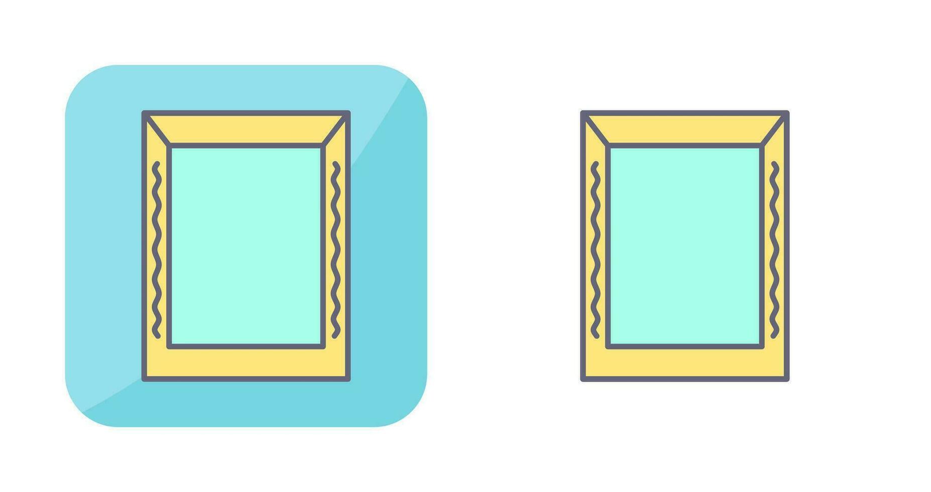 Unique Frame Vector Icon