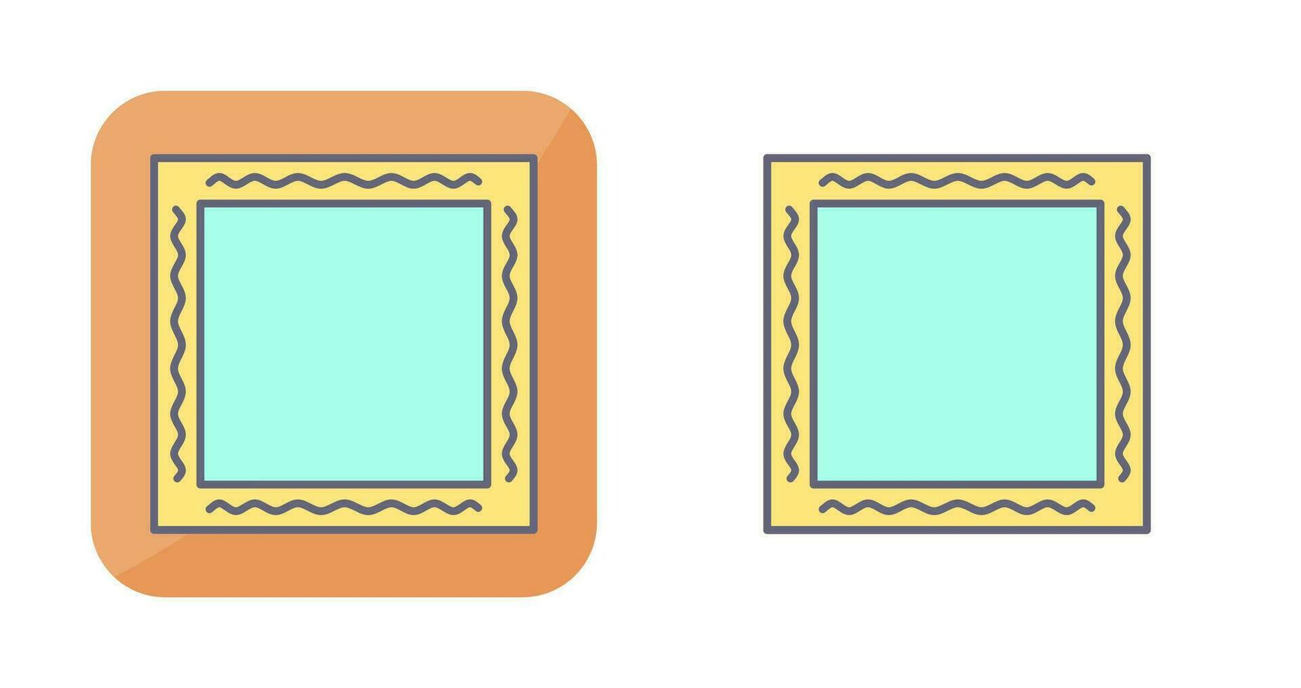 Unique Frame Vector Icon