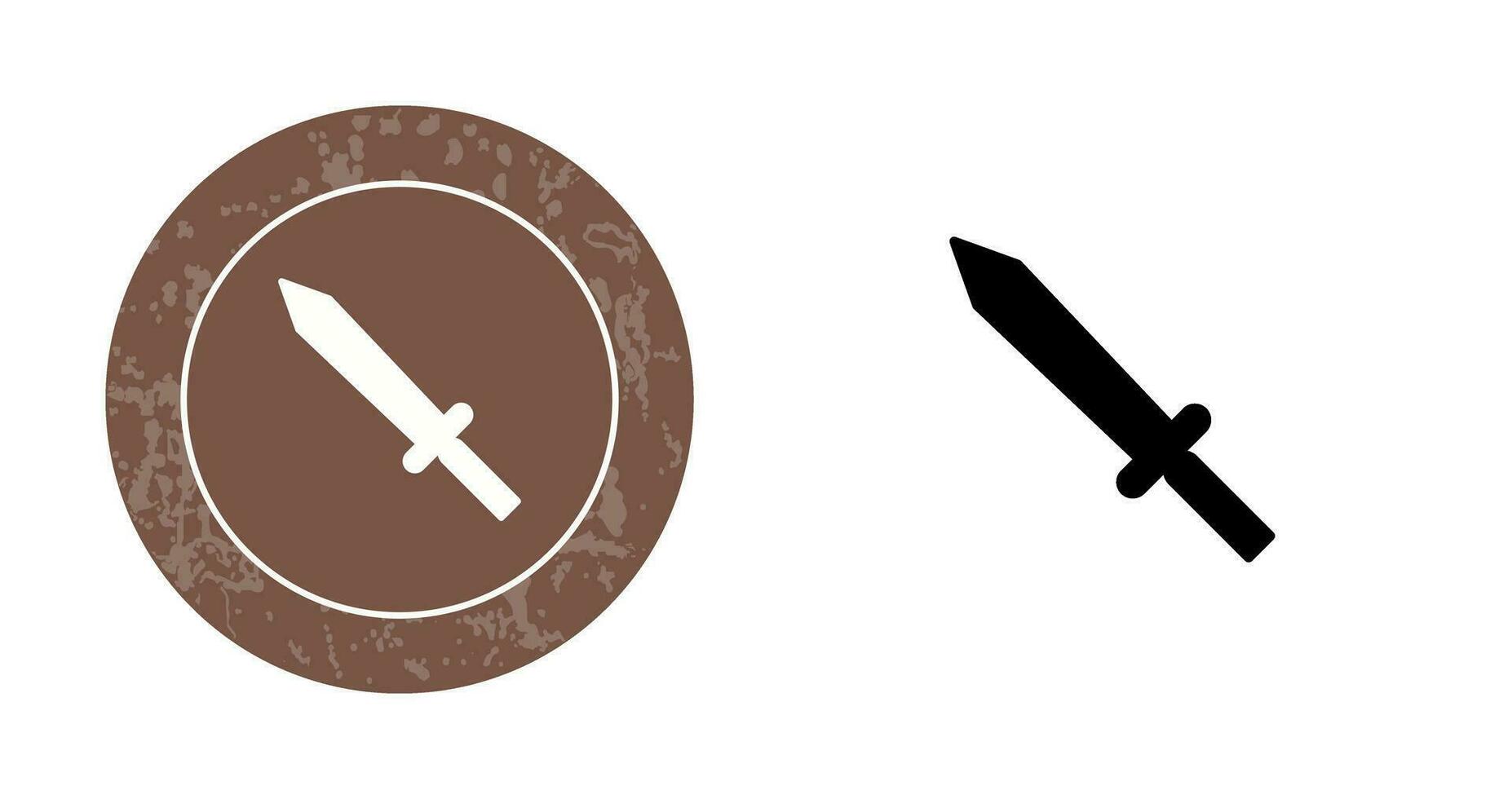 Unique Sword Vector Icon