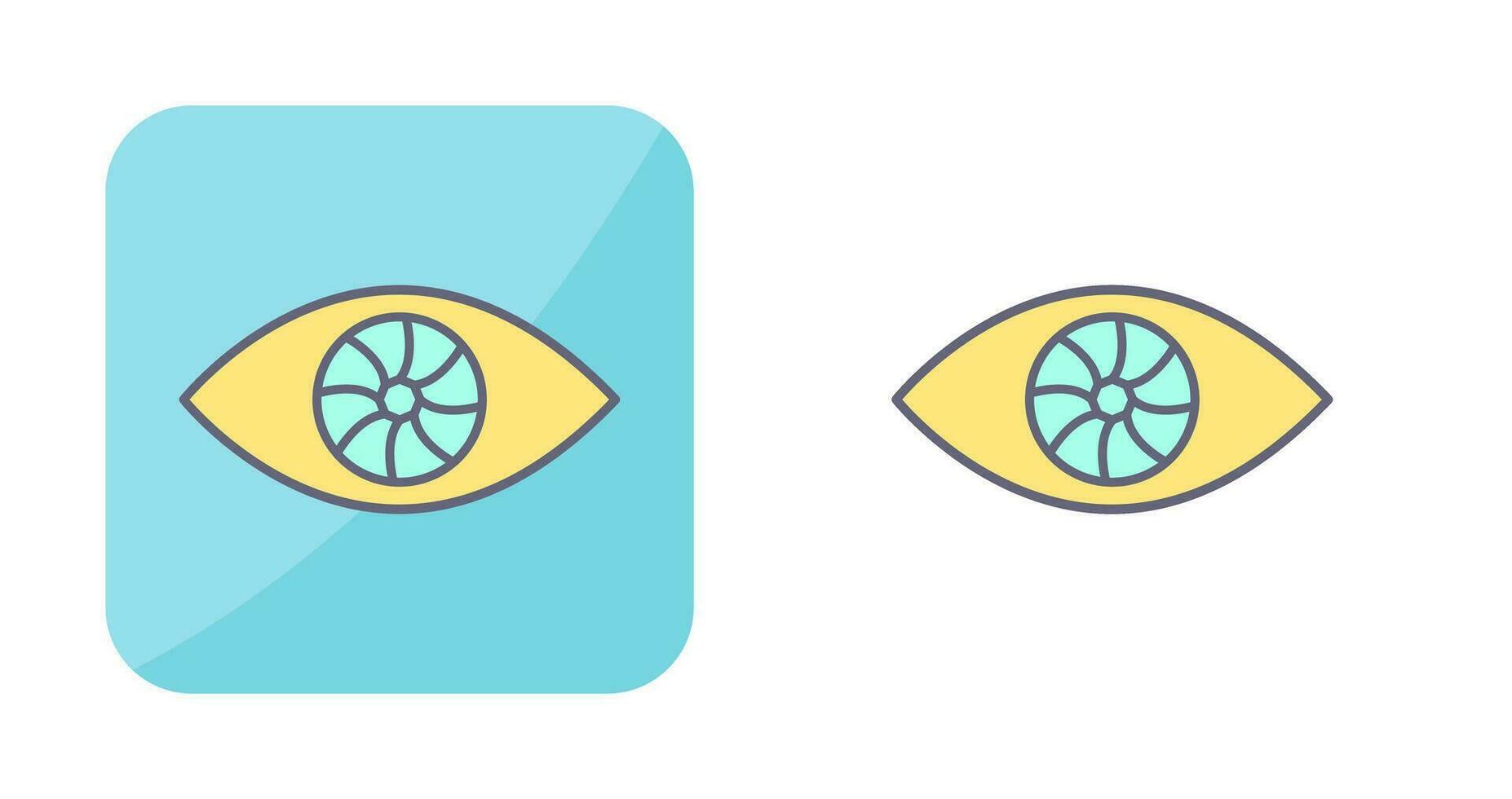 Unique Eye Vector Icon