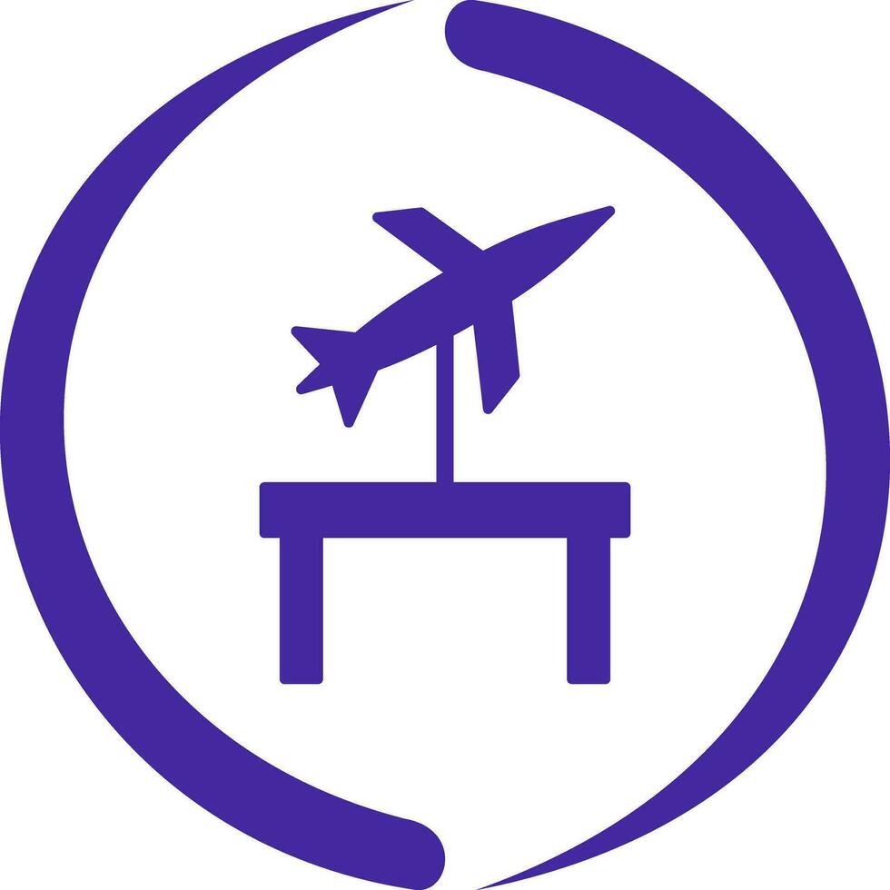 Jet Exhibit Vector Icon