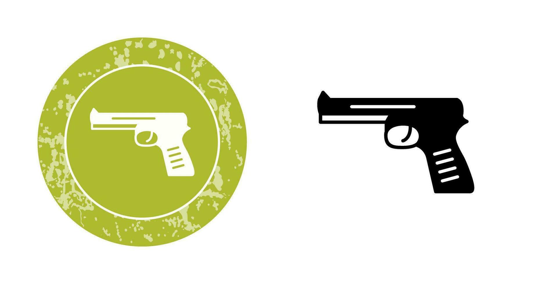 Unique Pistol Vector Icon