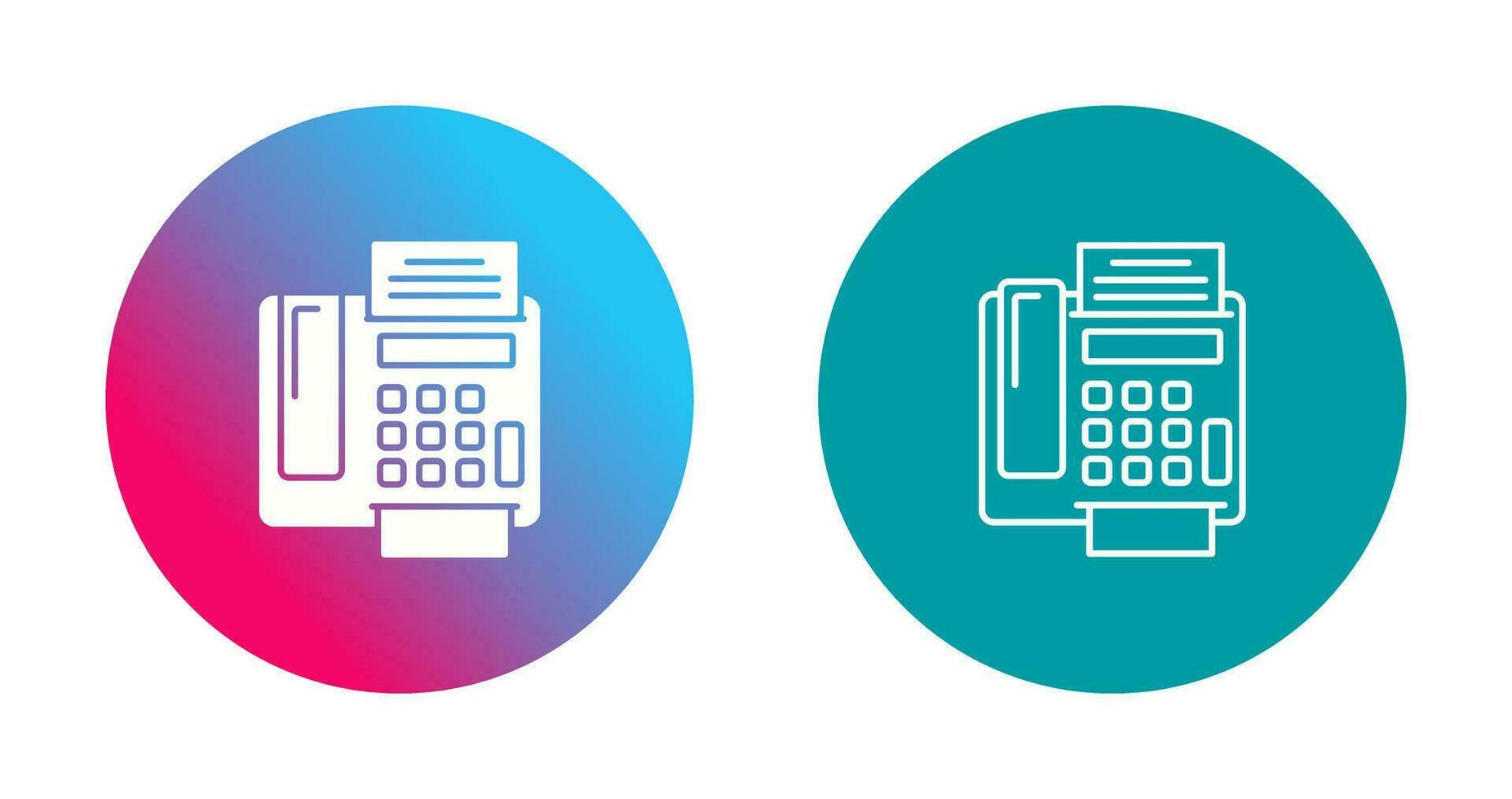 fax Machine Vector Icon