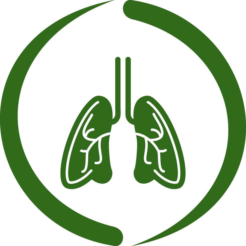 Lungs Vector Icon