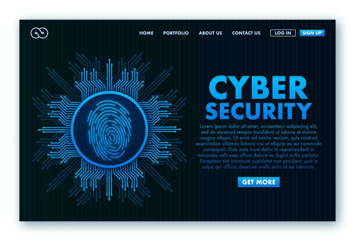 Cyber security vector logo with shield and check mark. Security shield concept. Internet security. Vector illustration.