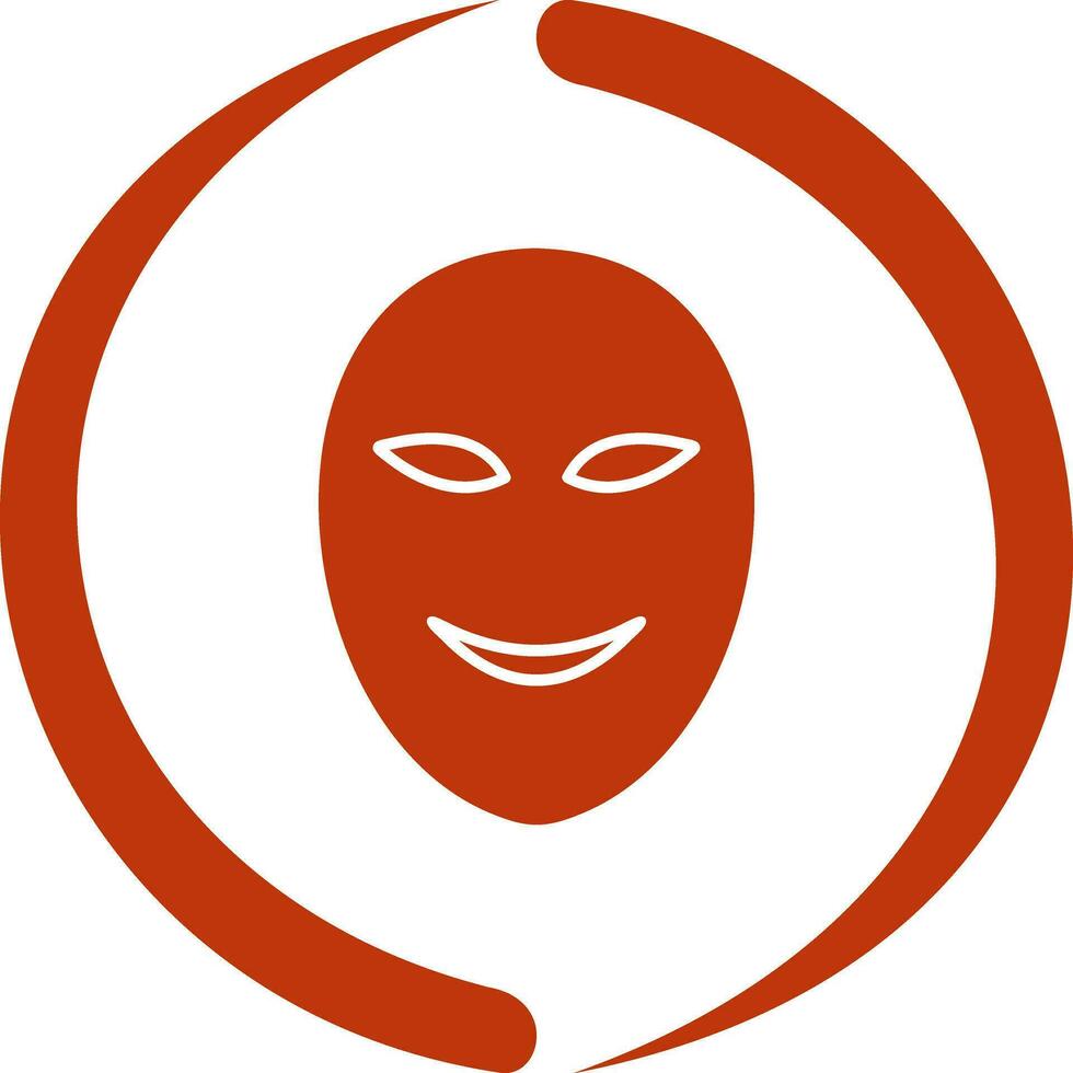 Ancient Face Mask Vector Icon