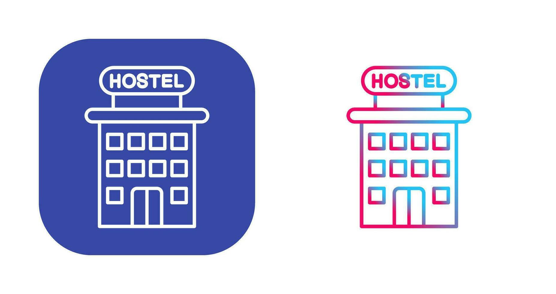 Hostel Vector Icon