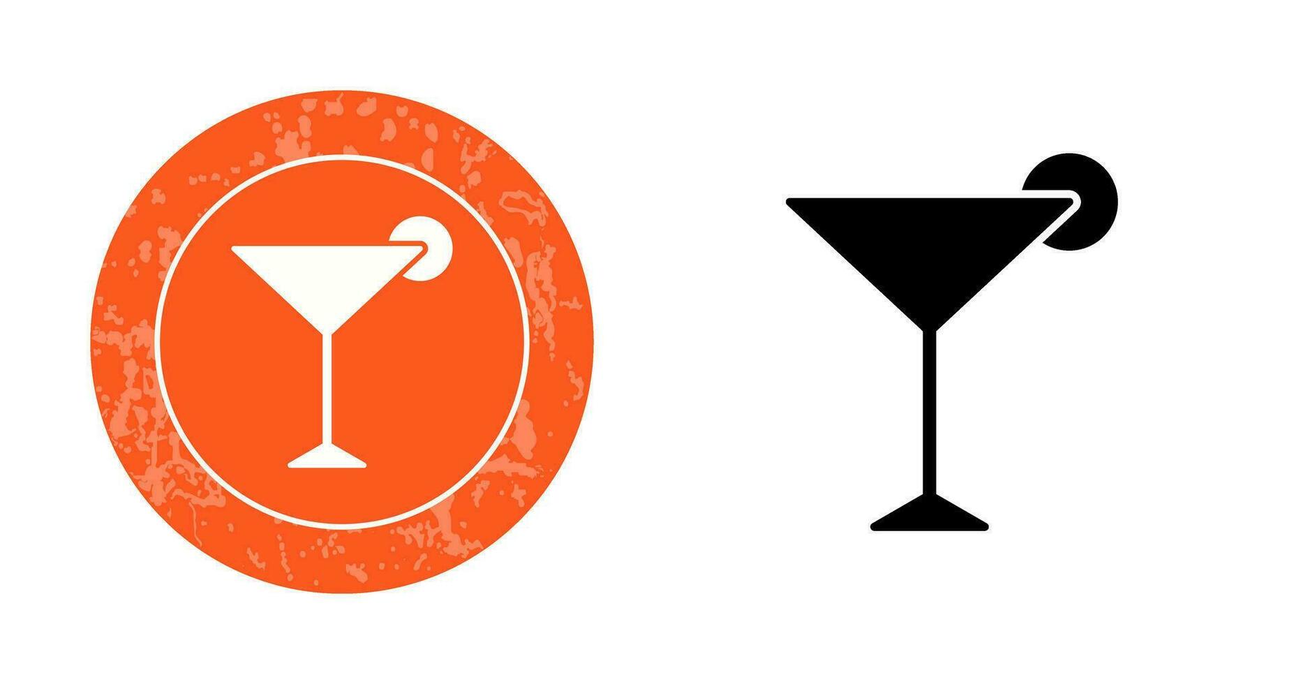 Unique Cosmopolitan Vector Icon