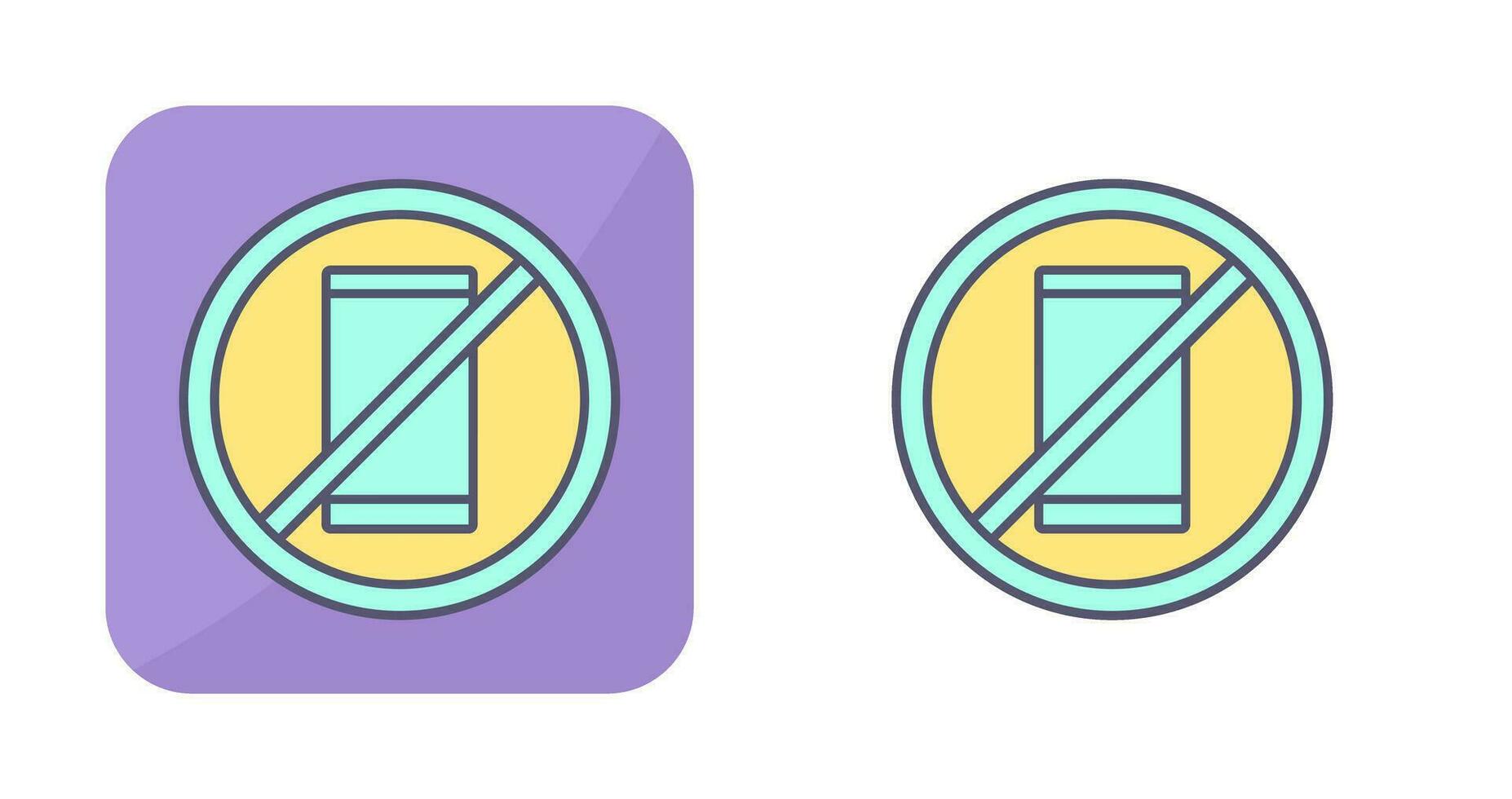 No Cell Phones Vector Icon