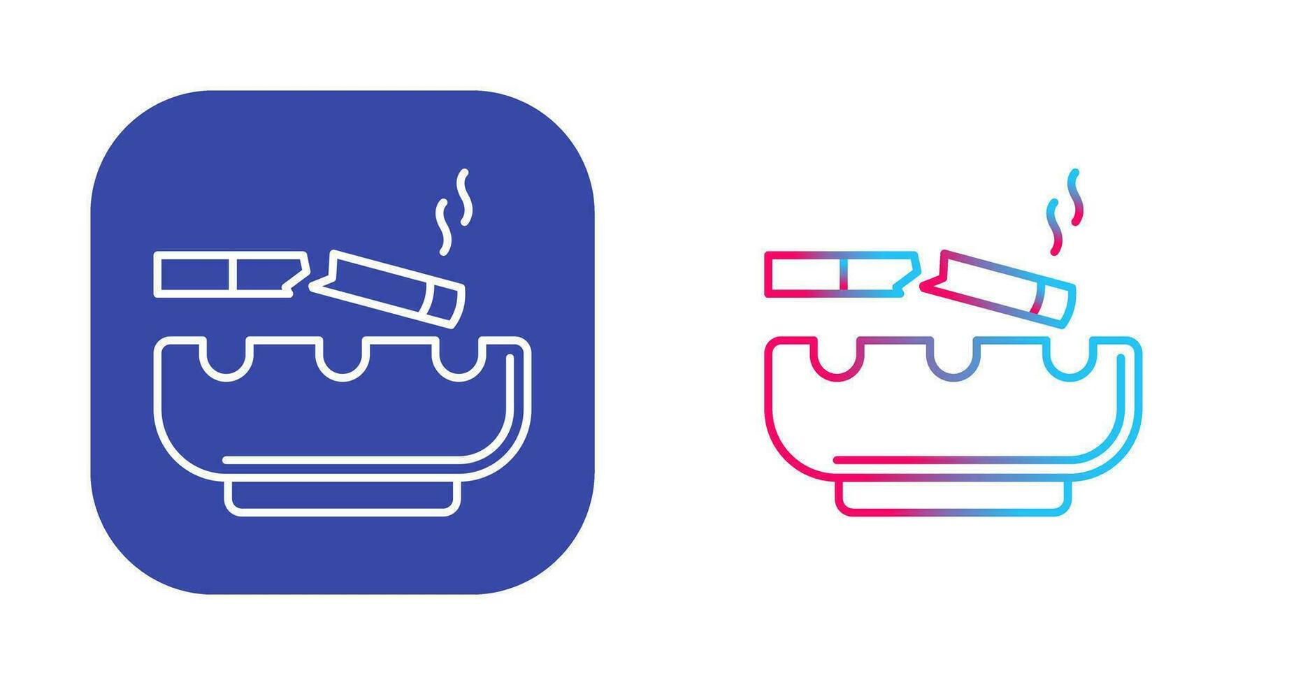 Broken Cigarette Vector Icon