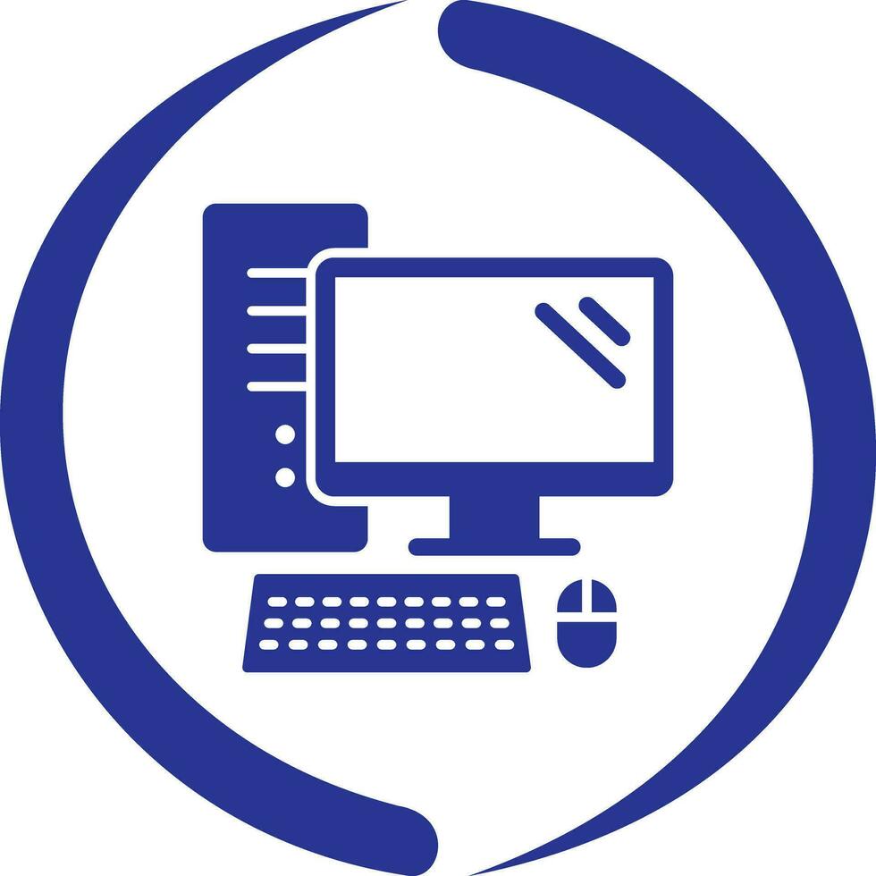 Computer Vector Icon