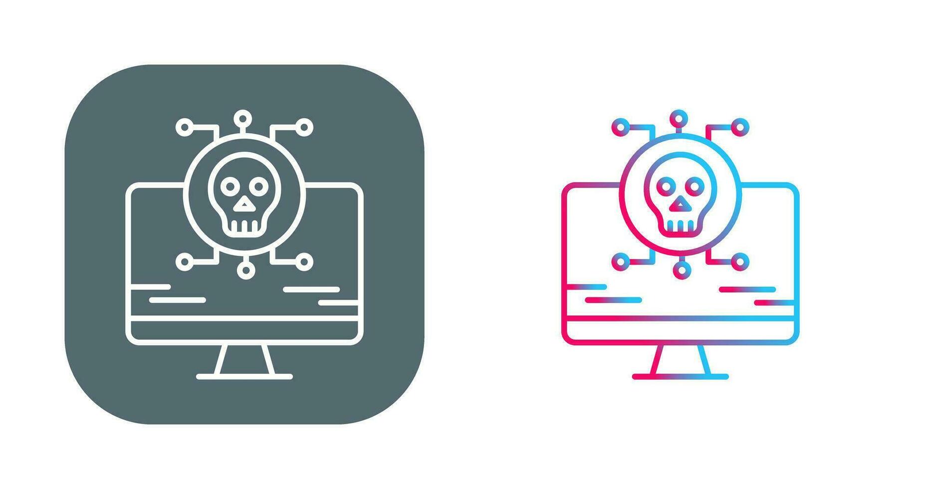 Virus Attack Vector Icon