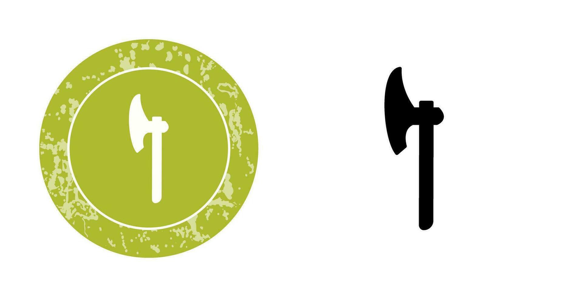 Unique Axe Vector Icon