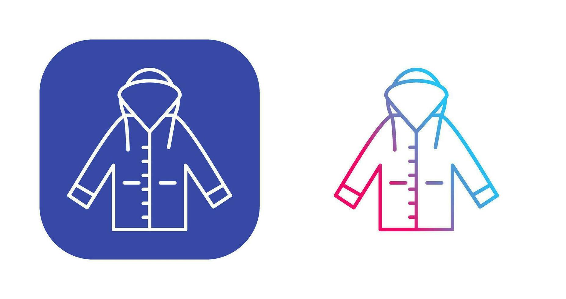 Raincoat Vector Icon
