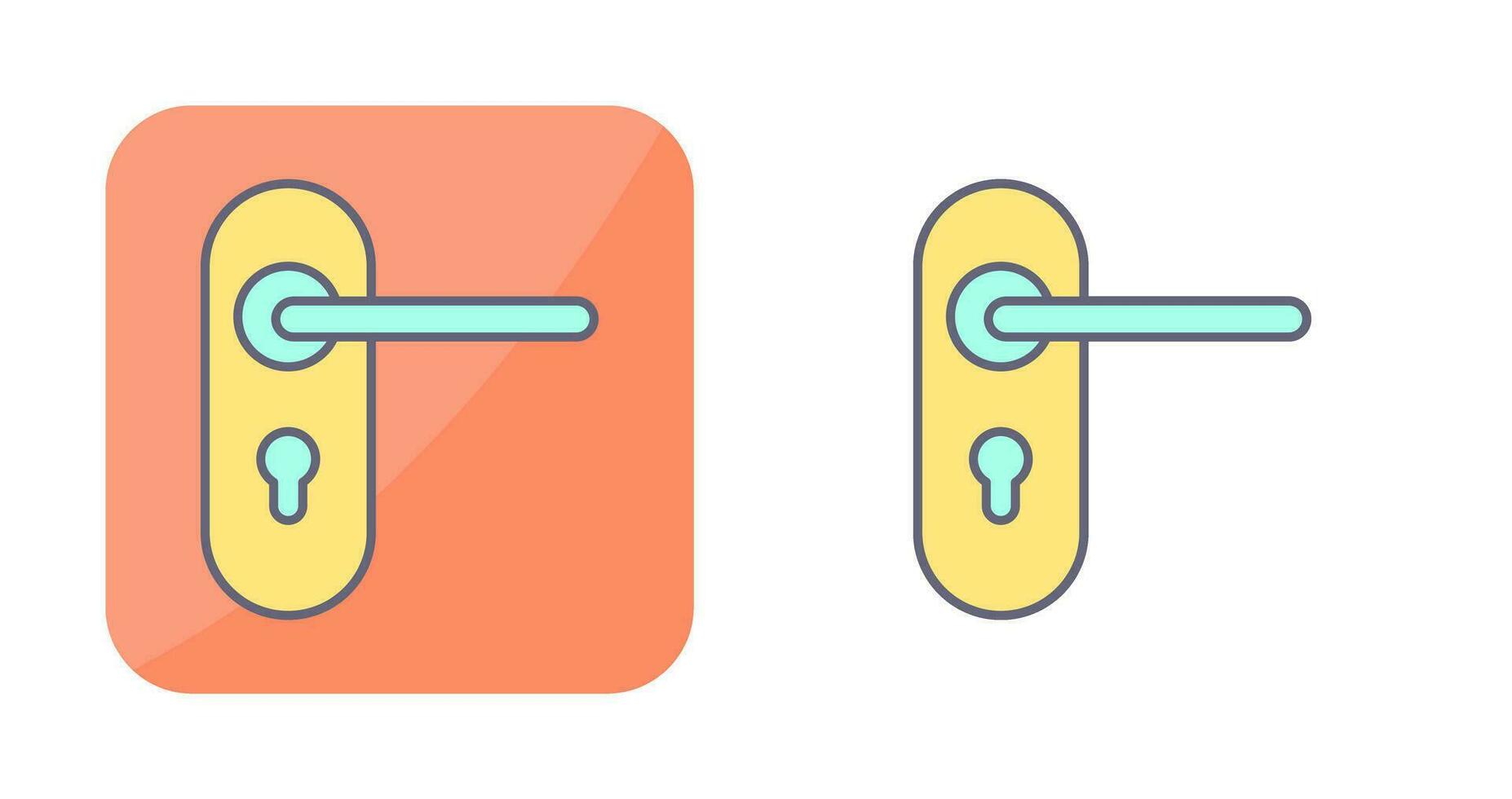 Door Lock Vector Icon