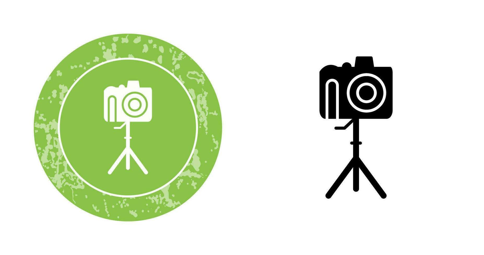 Unique Camera on Stand Vector Icon