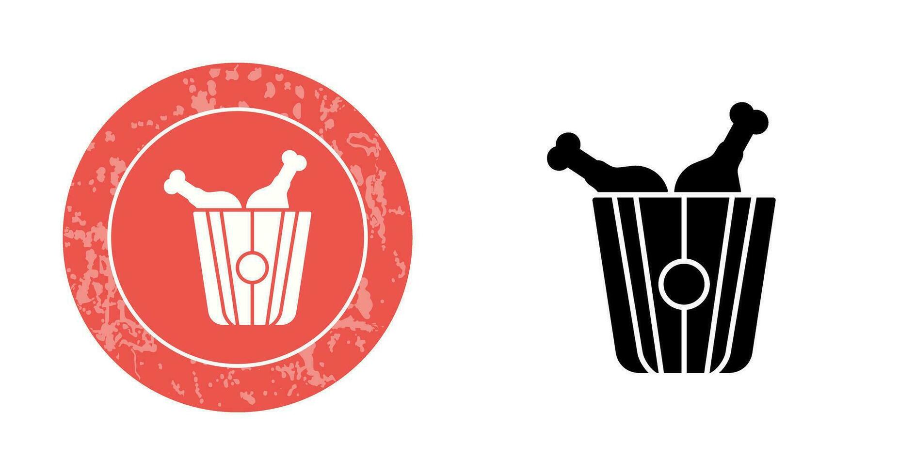 Fried Chicken Vector Icon
