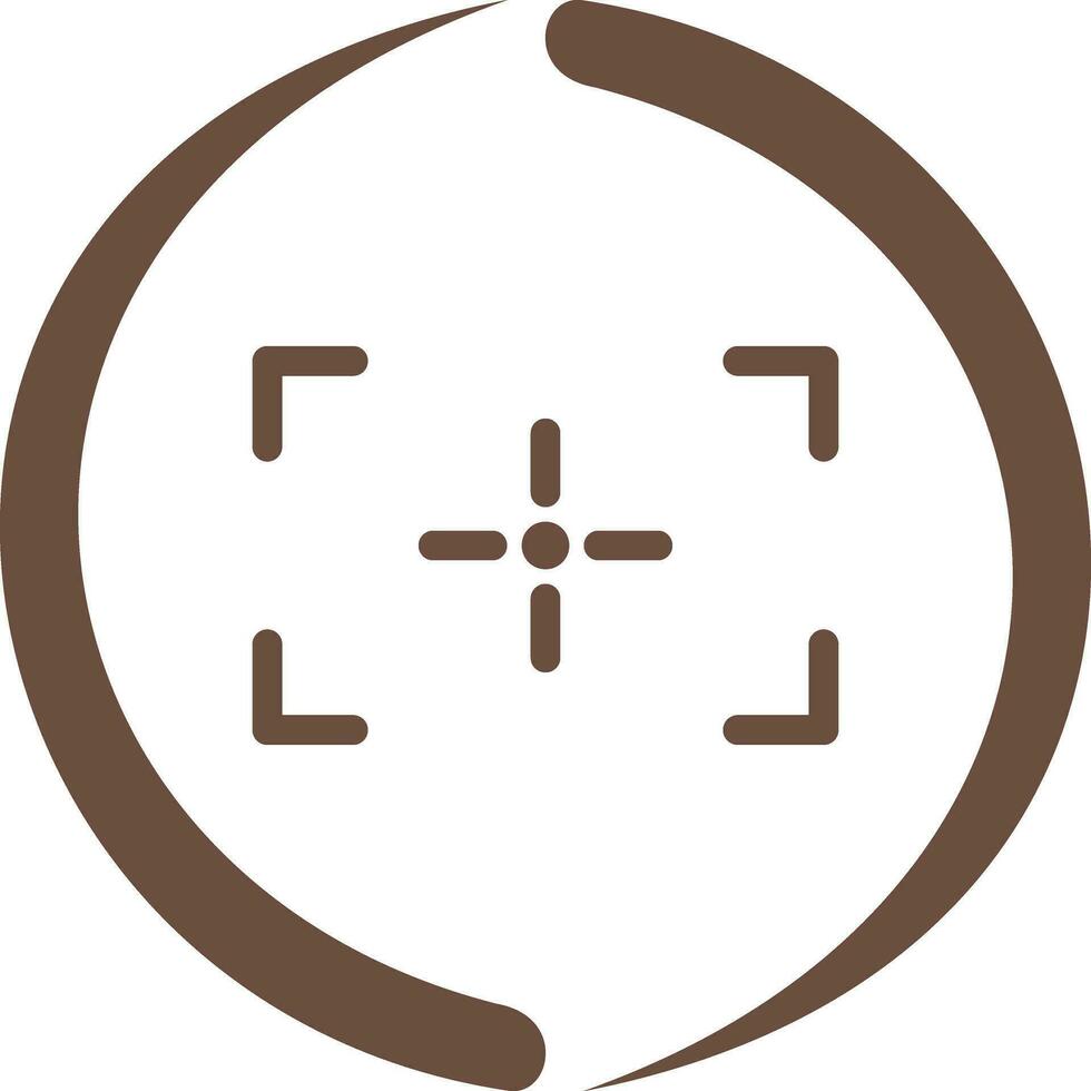 Unique Focus Vector Icon
