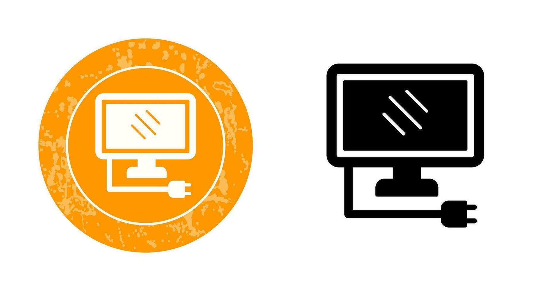 Monitor Vector Icon