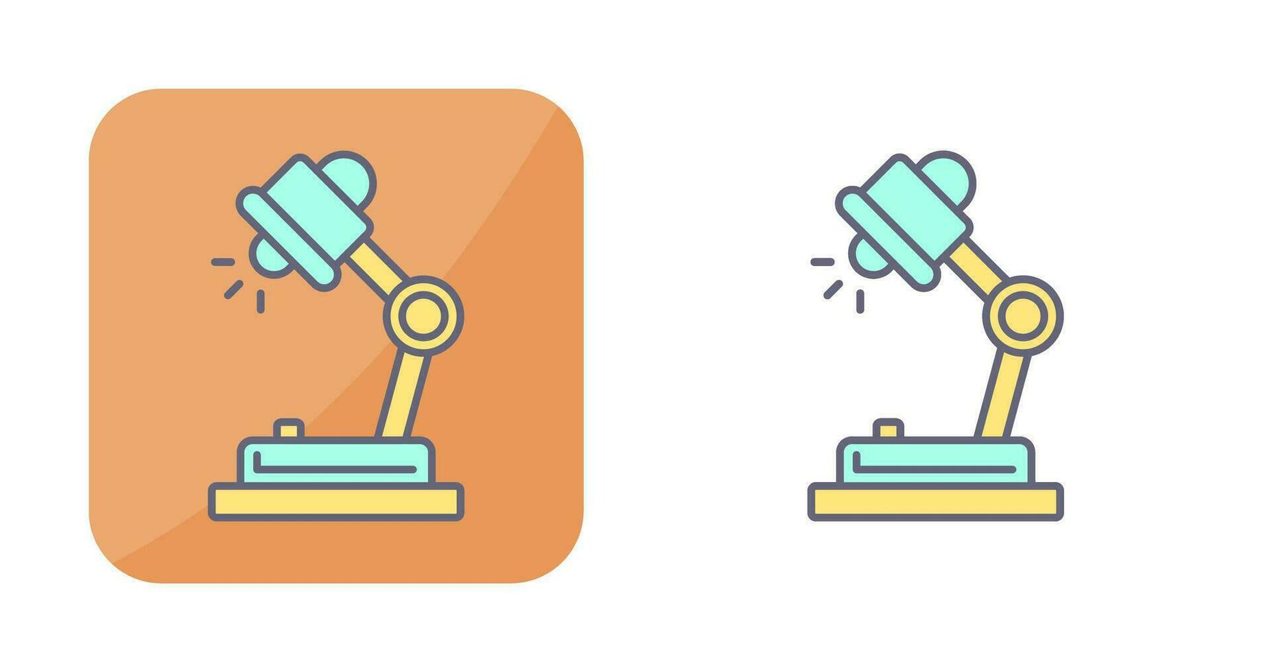Desk Lamp Vector Icon