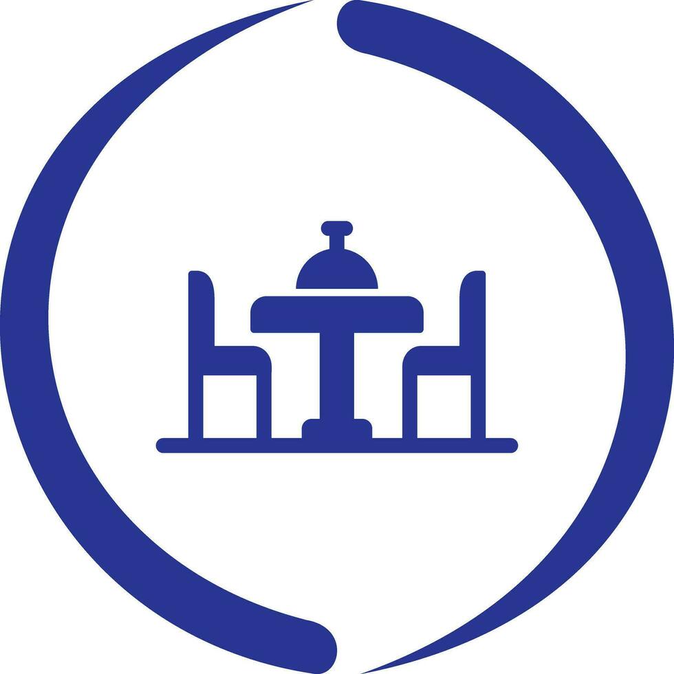 Dinning Table Vector Icon