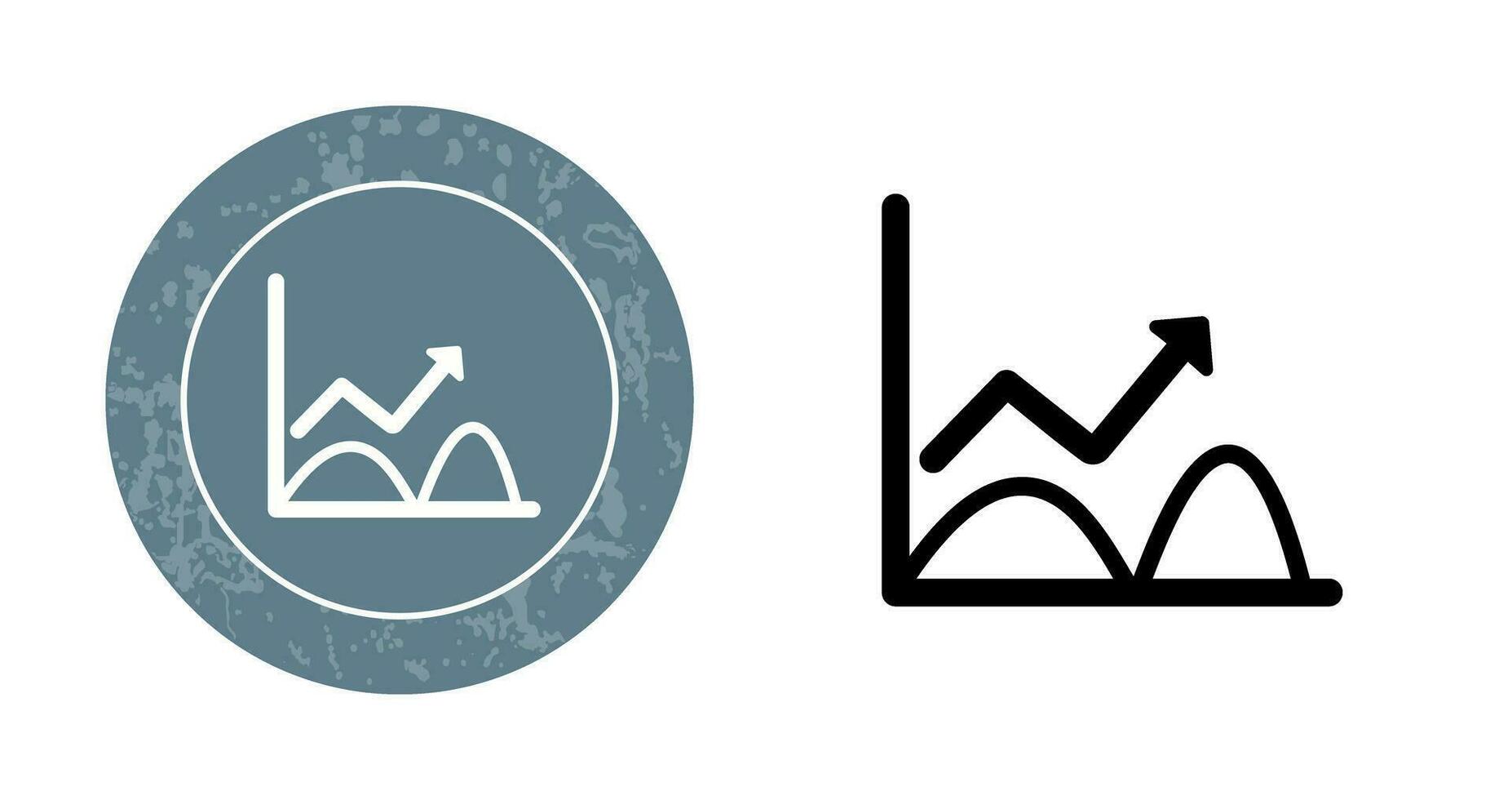 Trend in Graph Vector Icon