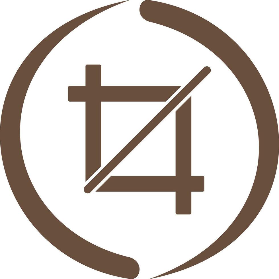 Unique Crop Vector Icon