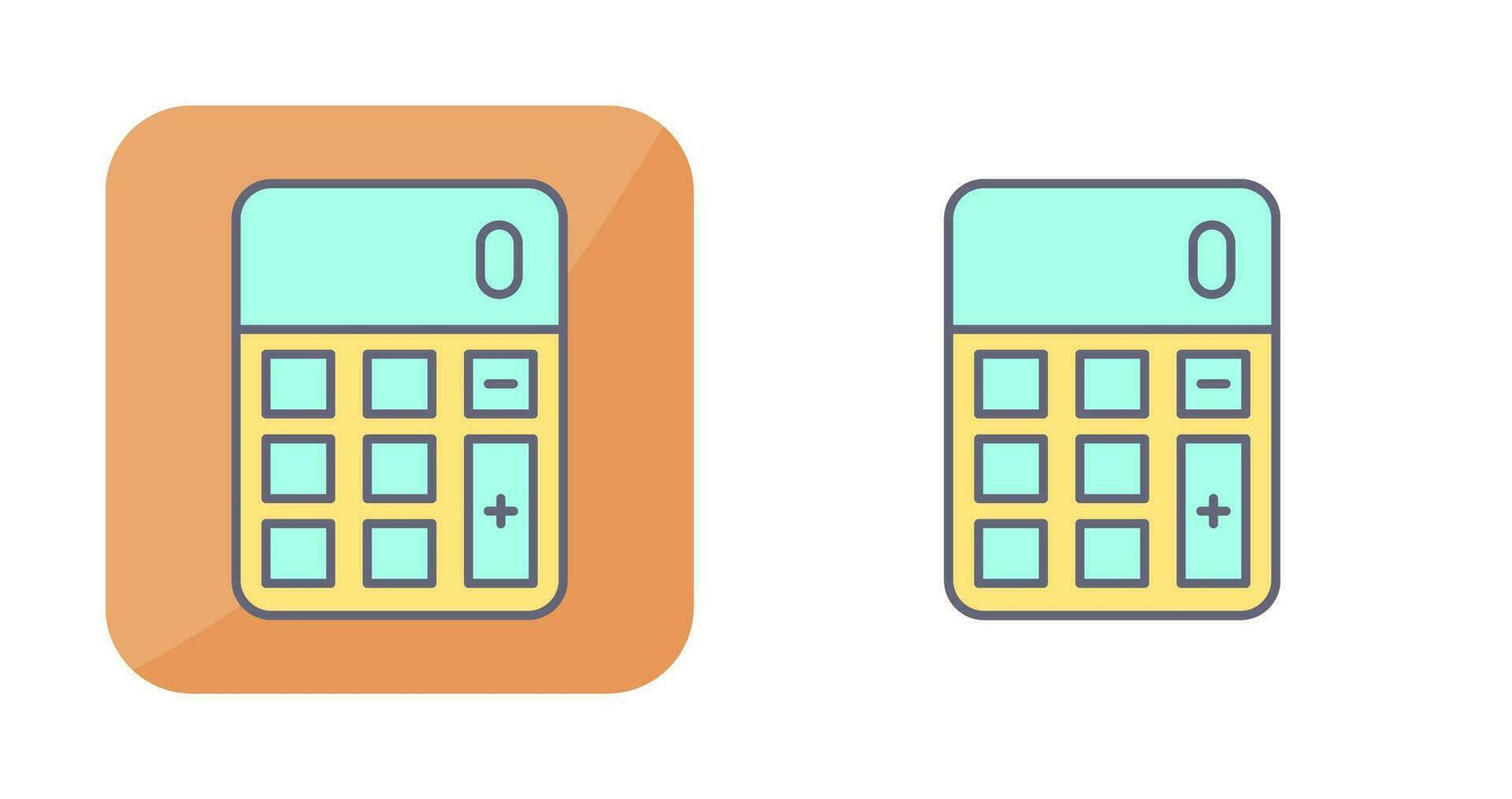 icono de vector de calculadora