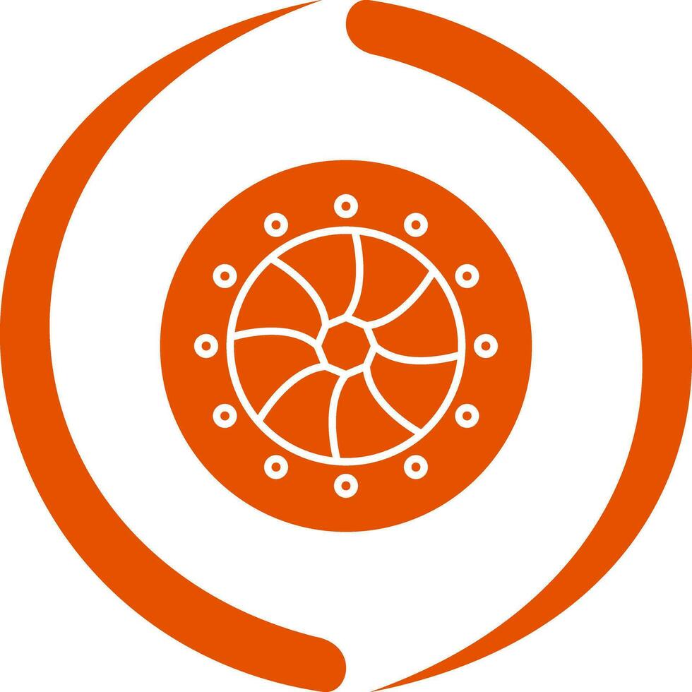 Unique Optical Diaphram Vector Icon