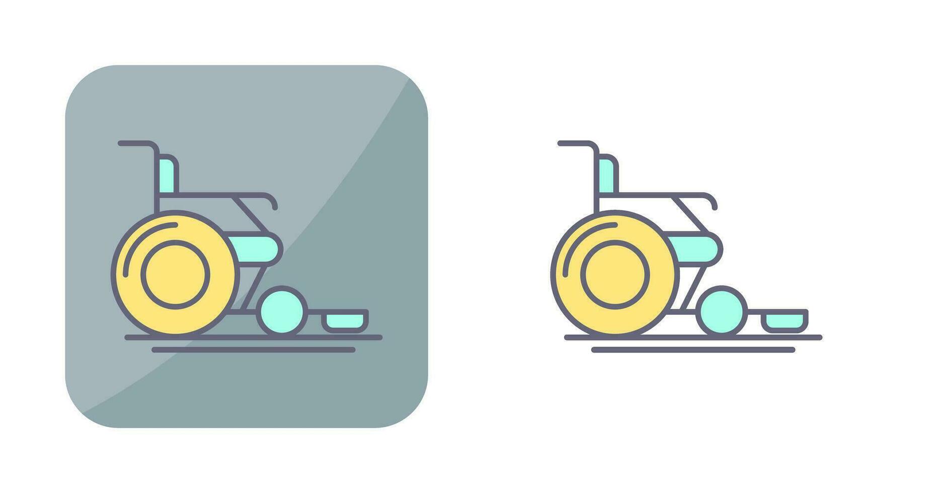 Wheel Chair Vector Icon
