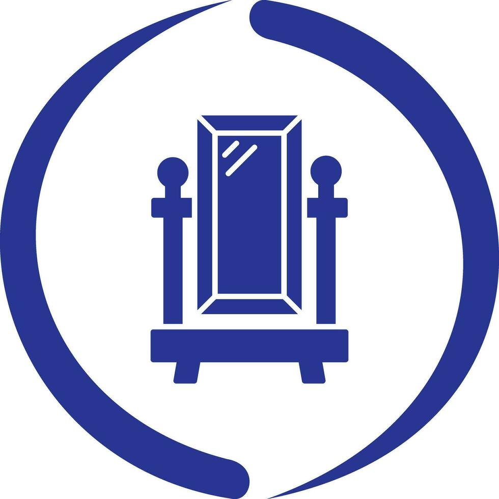 Floor Mirror Vector Icon