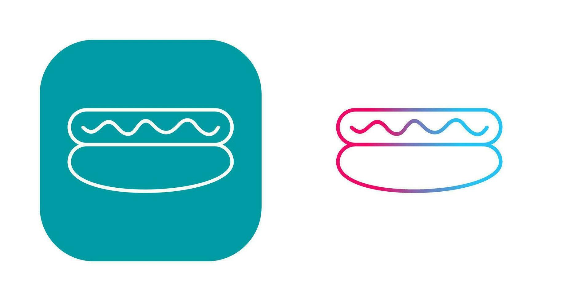 Hot Dog Vector Icon