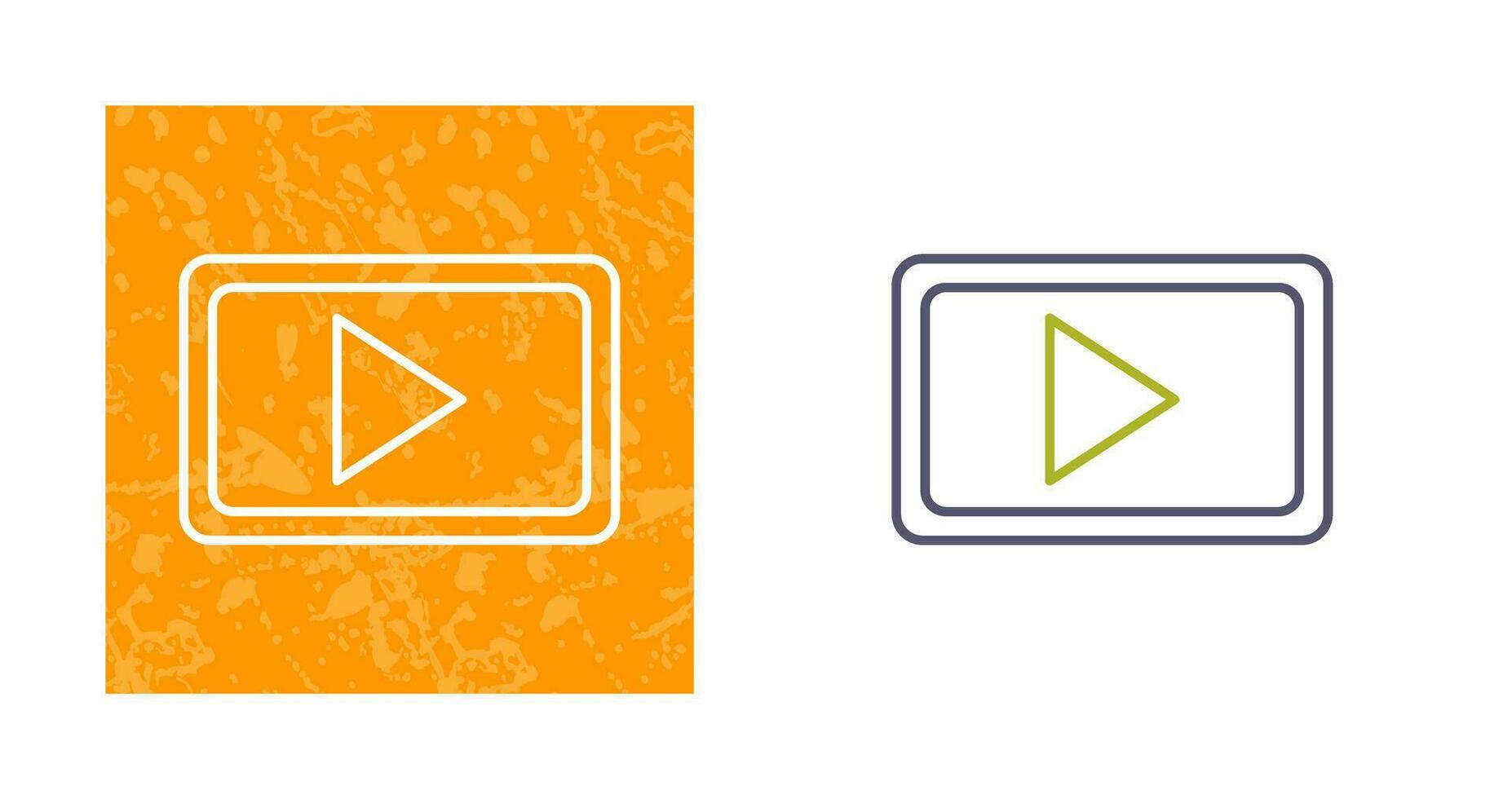 icono de vector de comunicación de video único