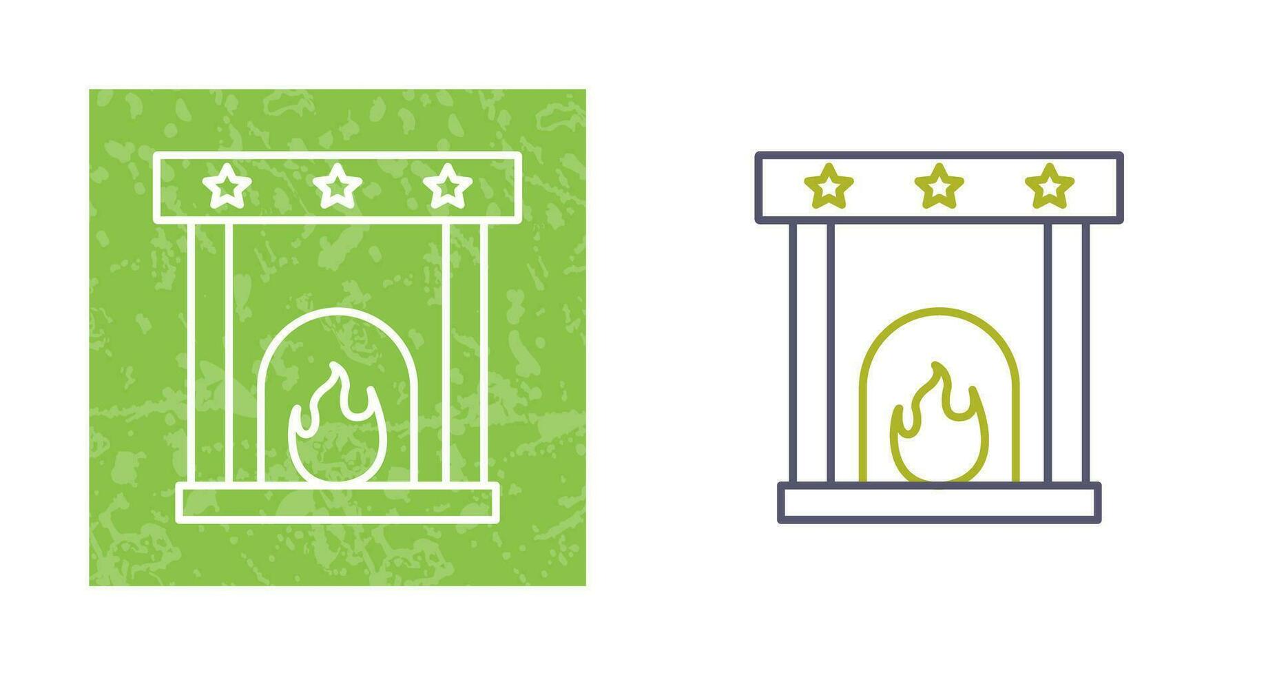 Fireplace Vector Icon