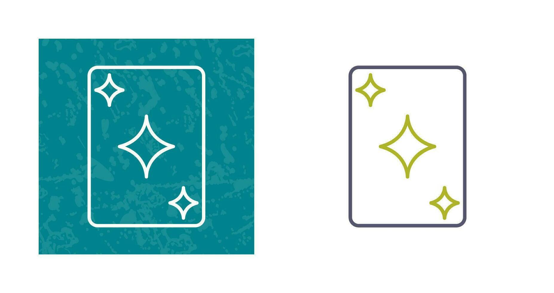 Unique Card Vector Icon