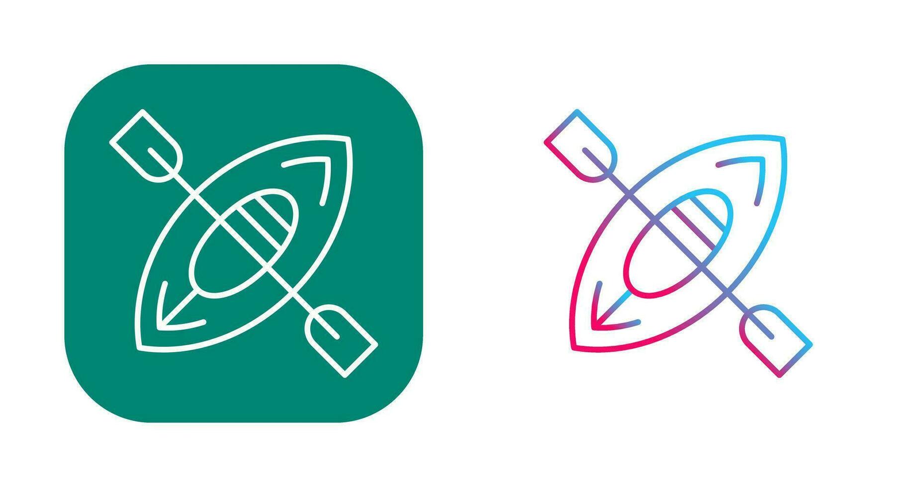 Kayak Vector Icon