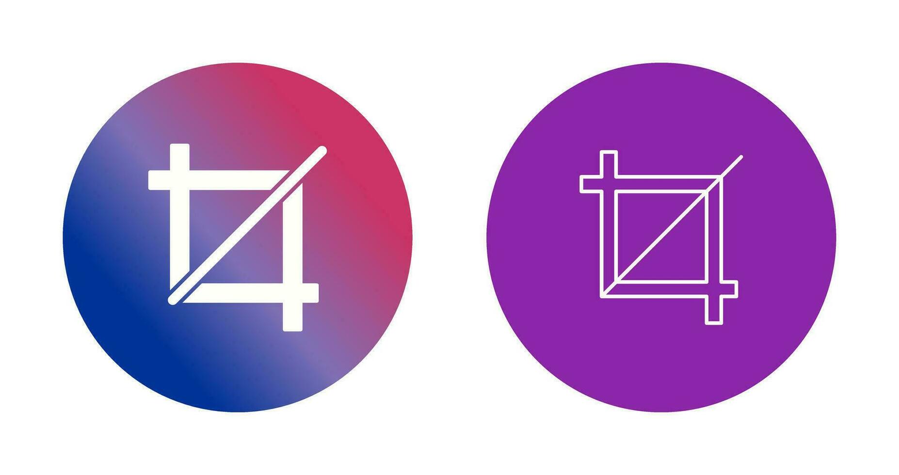 Unique Crop Vector Icon