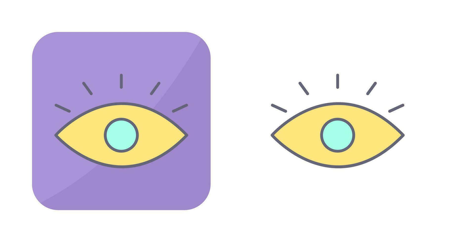 icono de vector de ojo