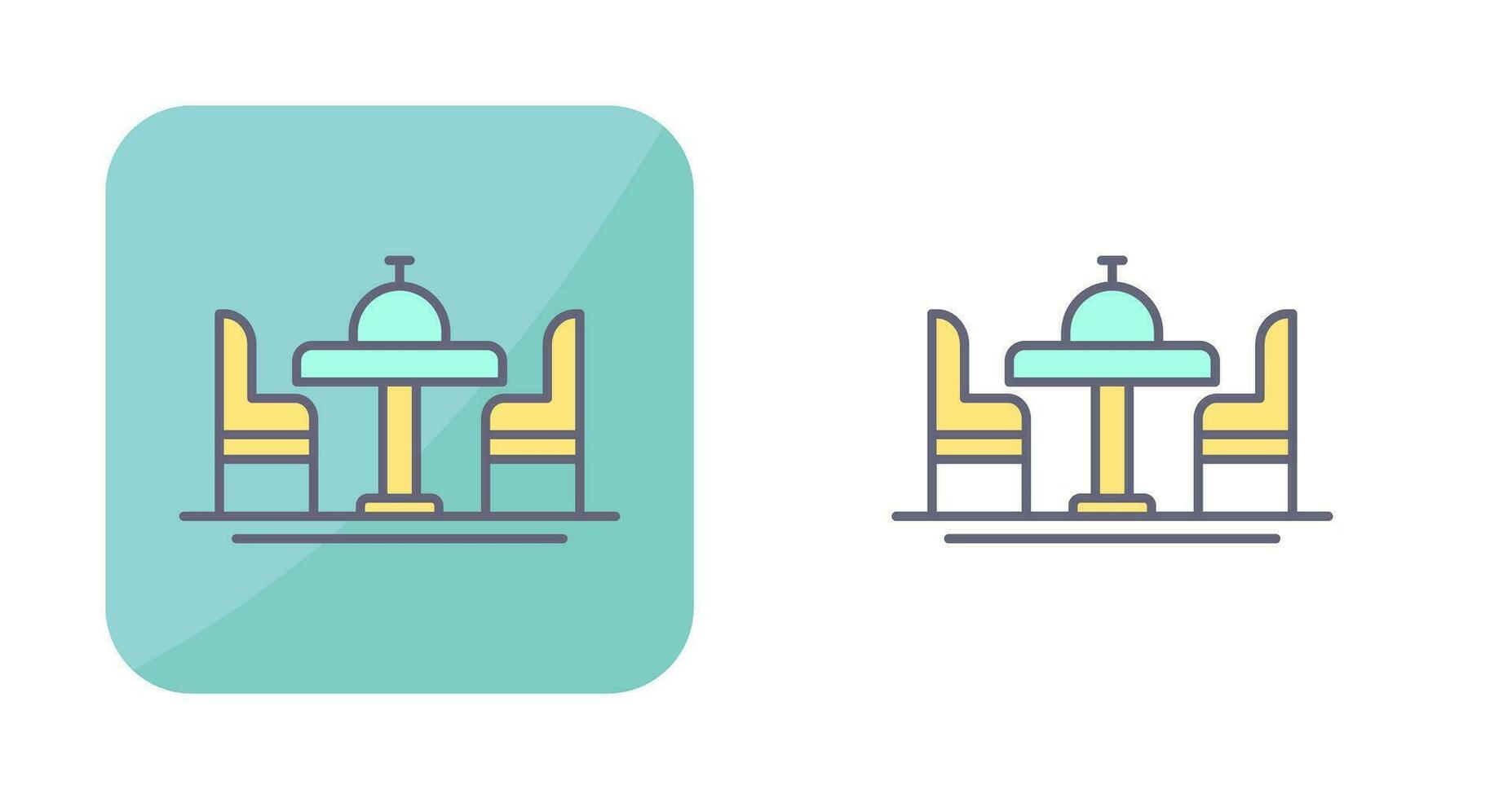 Dinning Table Vector Icon