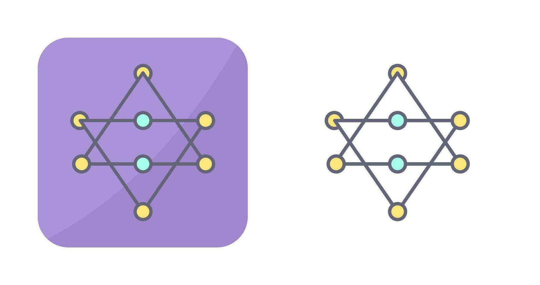 Unique Networks Vector Icon