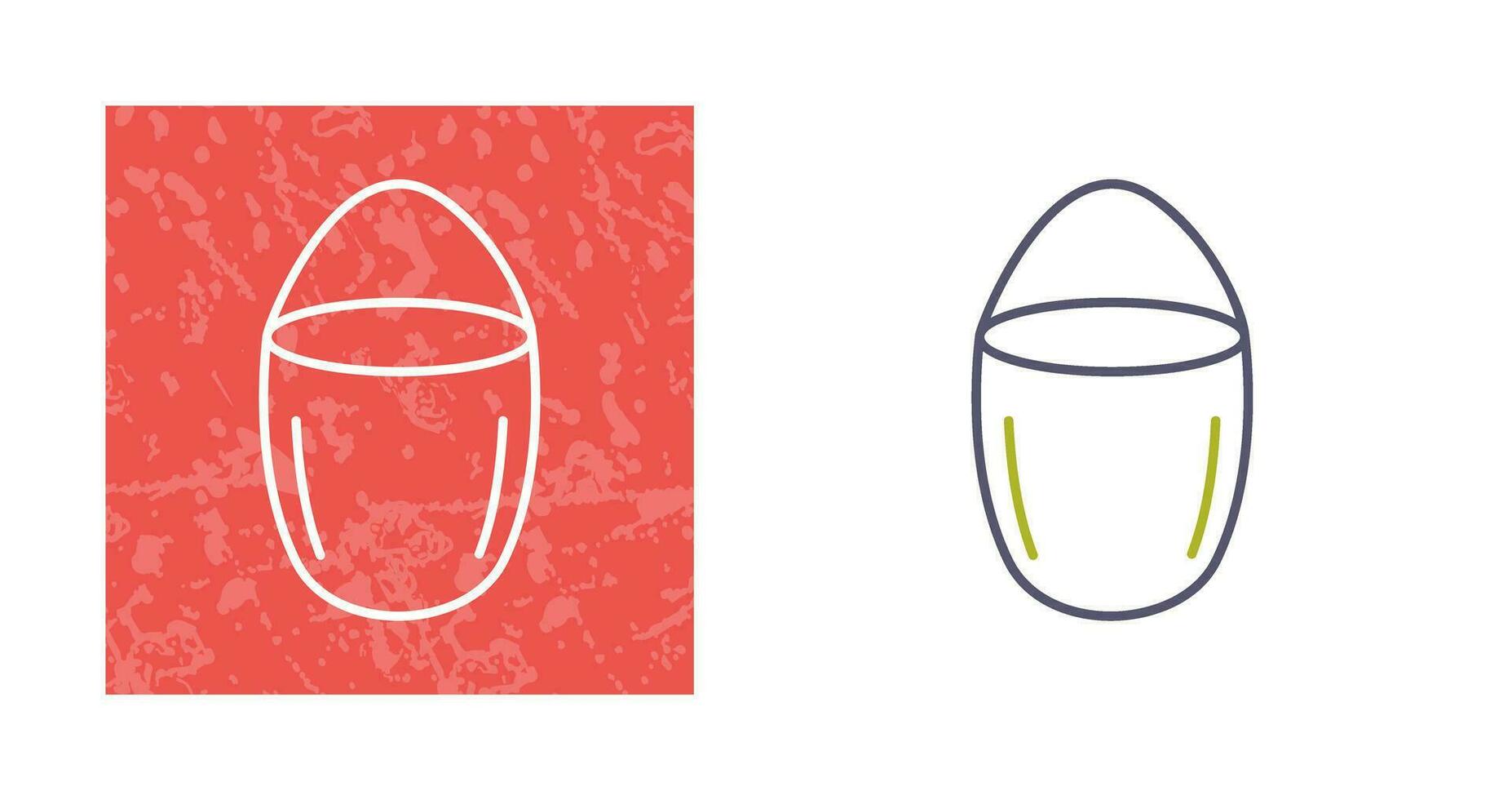 Unique Water Bucket Vector Icon
