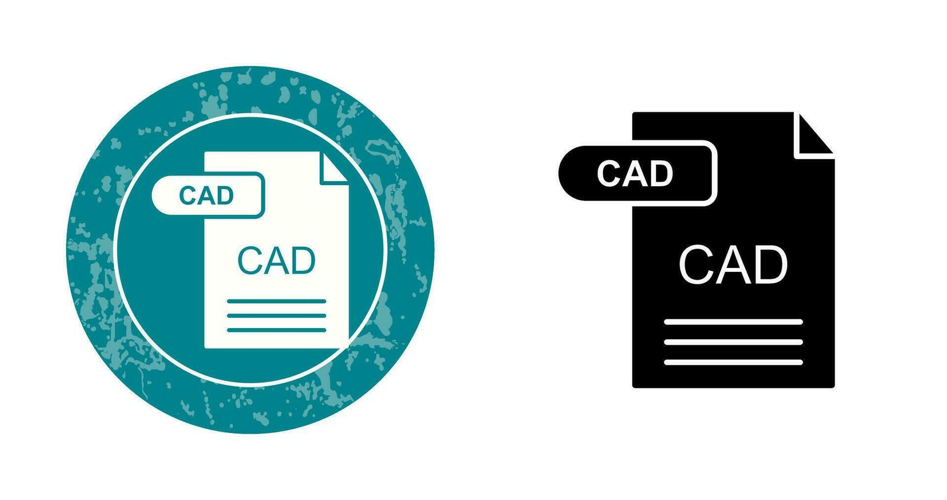 icono de vector de cad