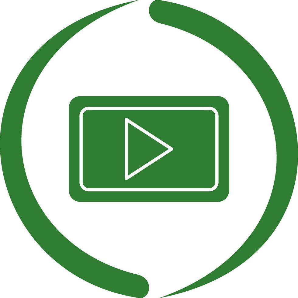 Unique Video Communication Vector Icon