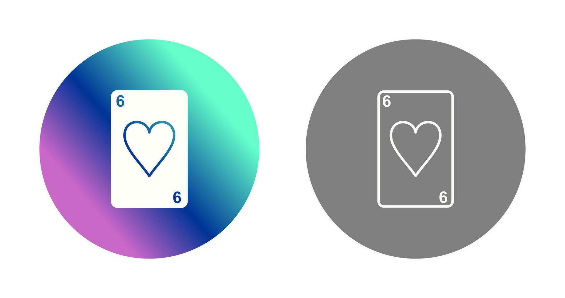 Hearts Card Vector Icon