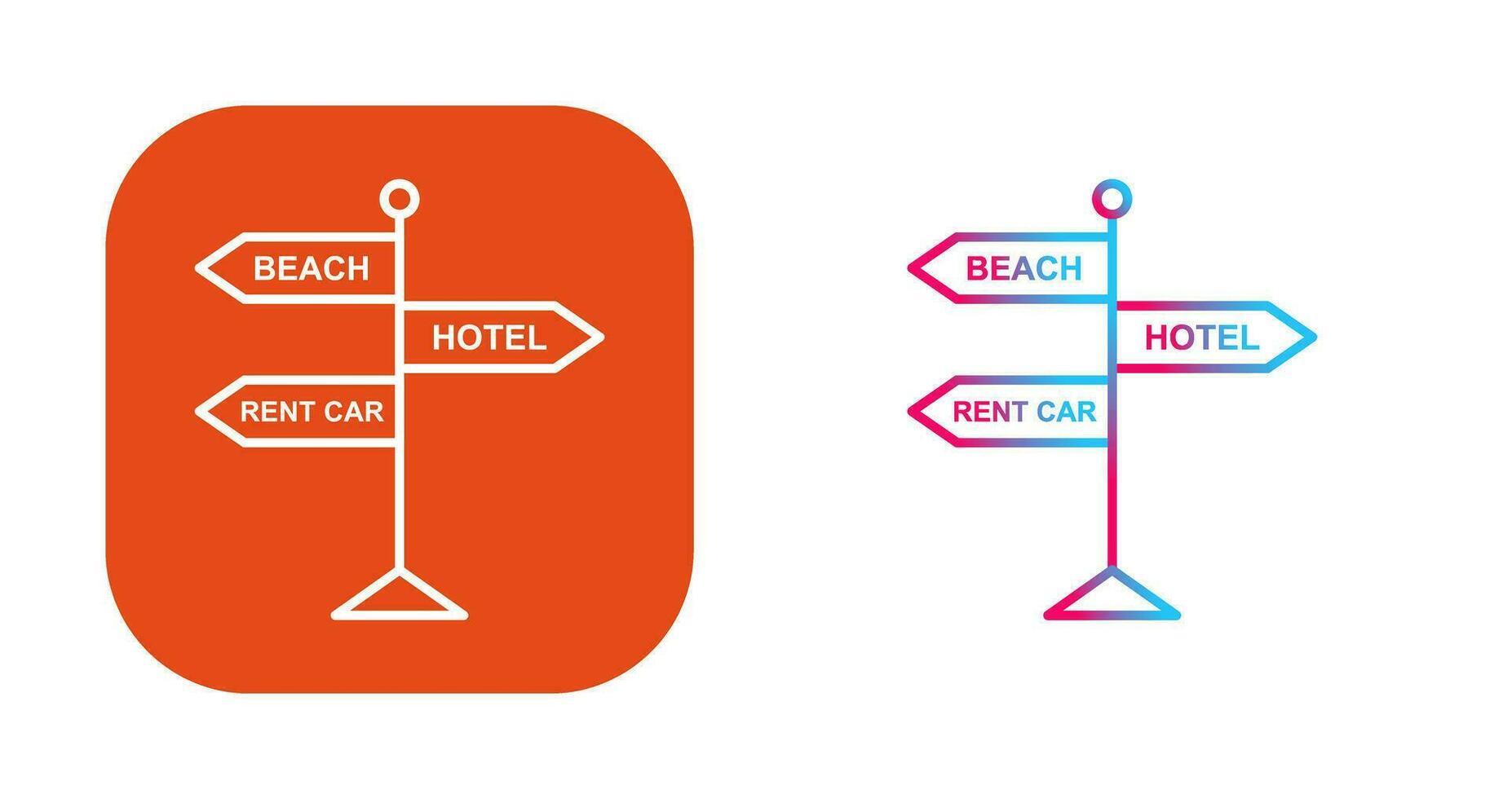 Signboard Vector Icon