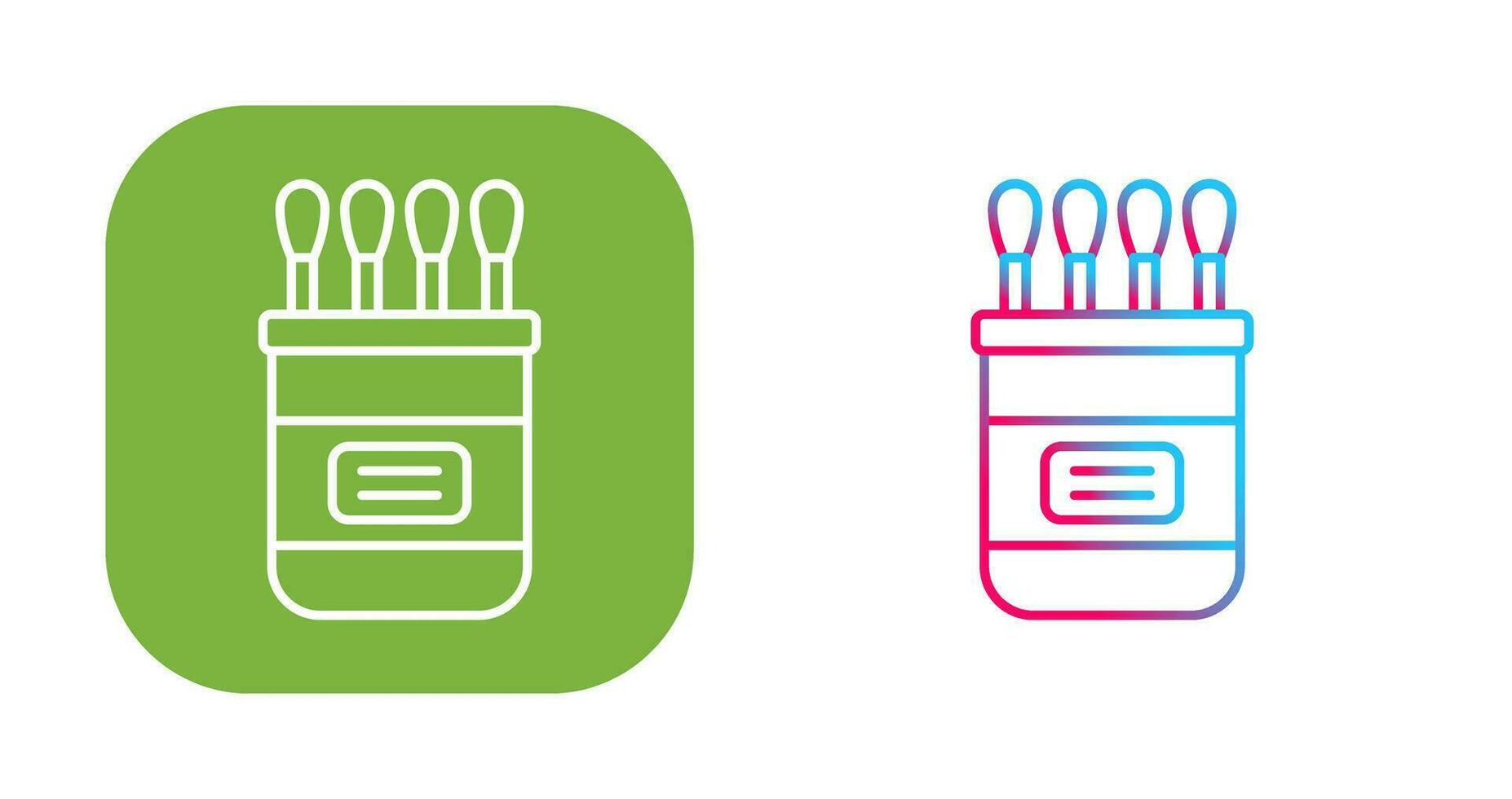 Cotton buds Vector Icon