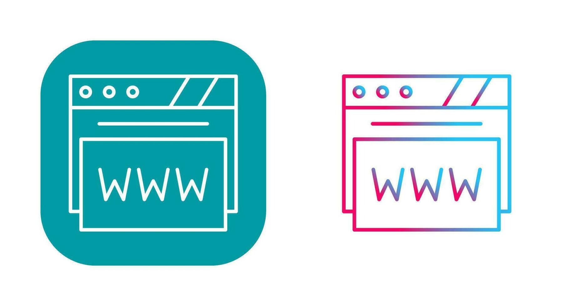 Web Browser Vector Icon