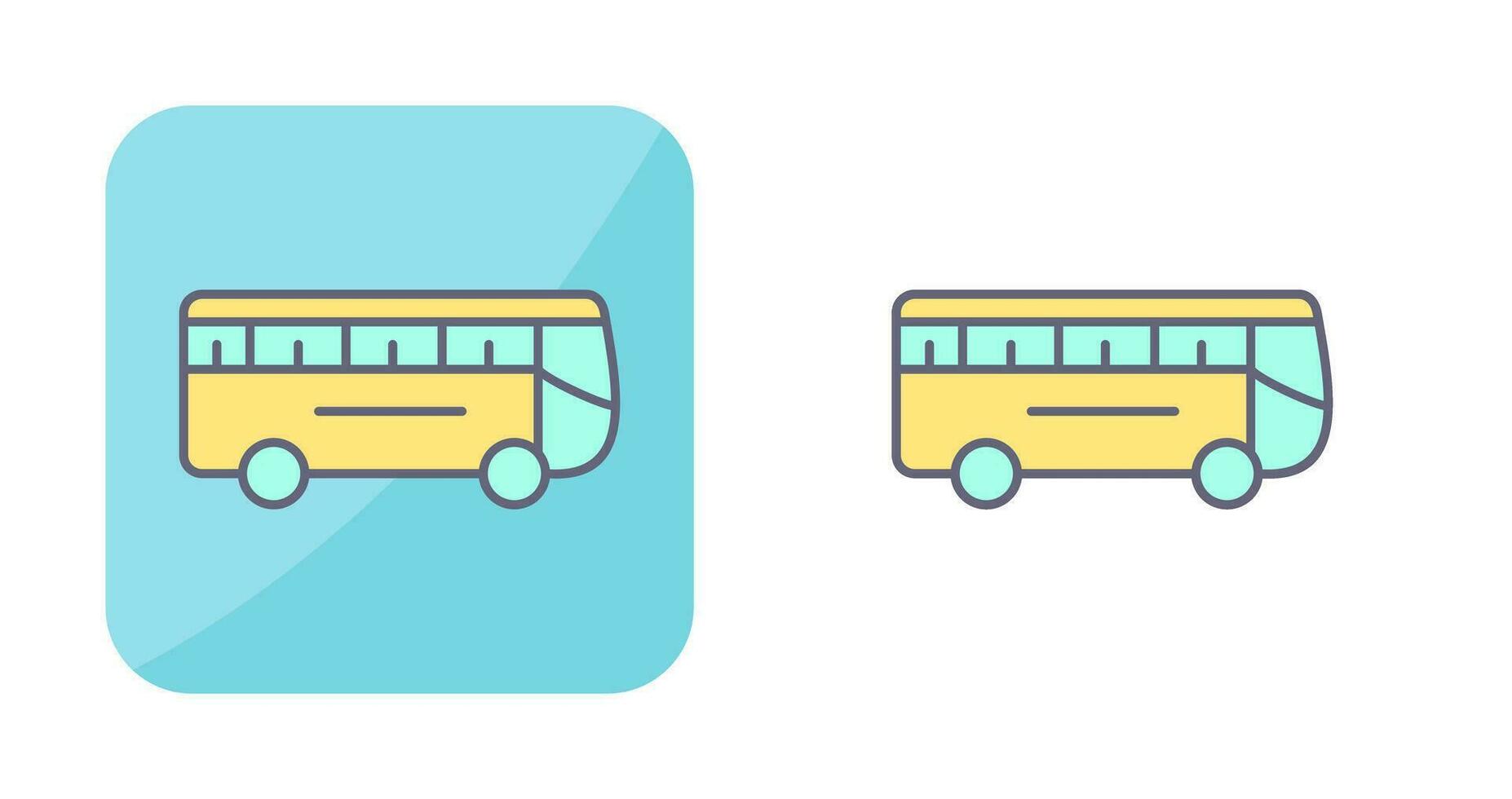 icono de vector de bus