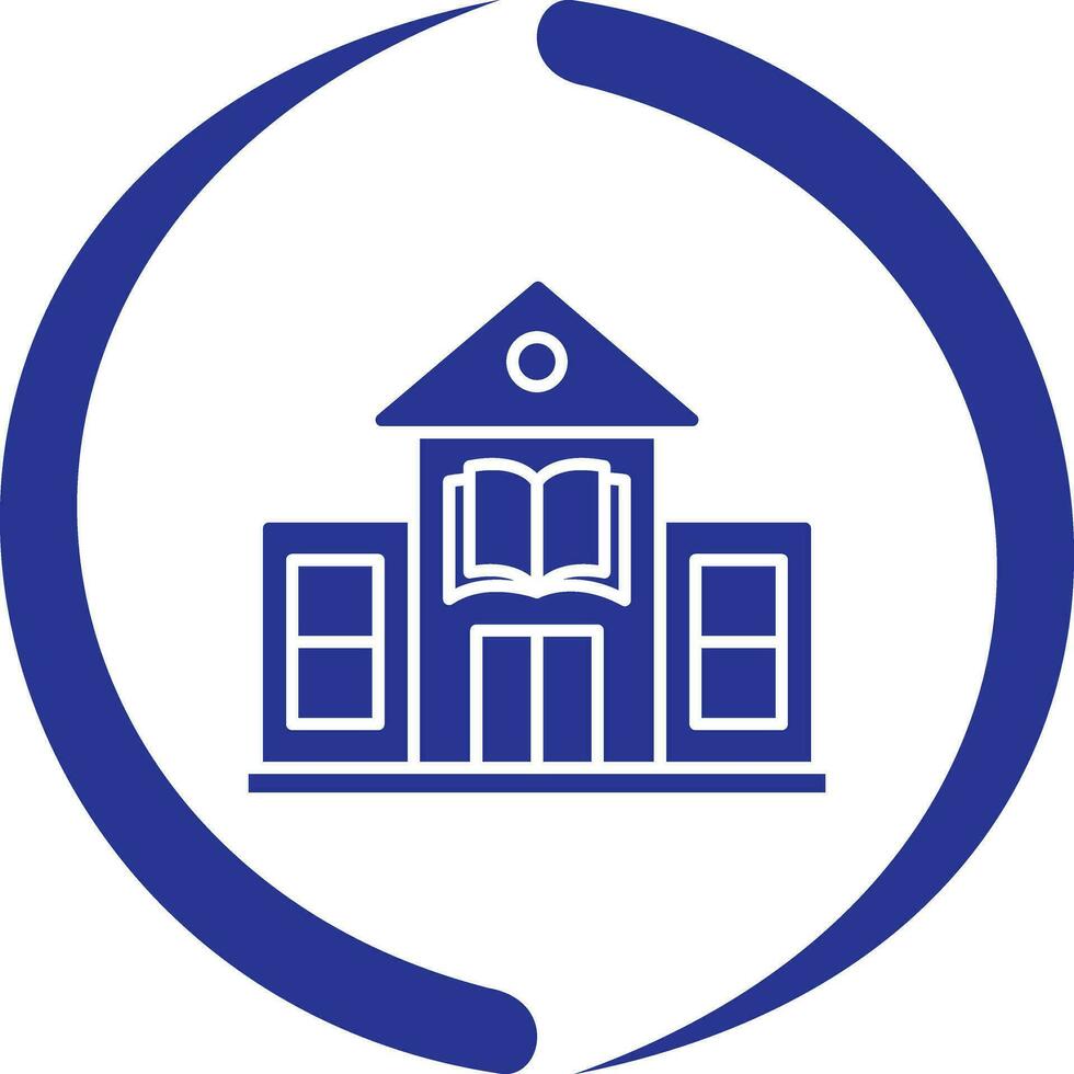 Library Building Vector Icon