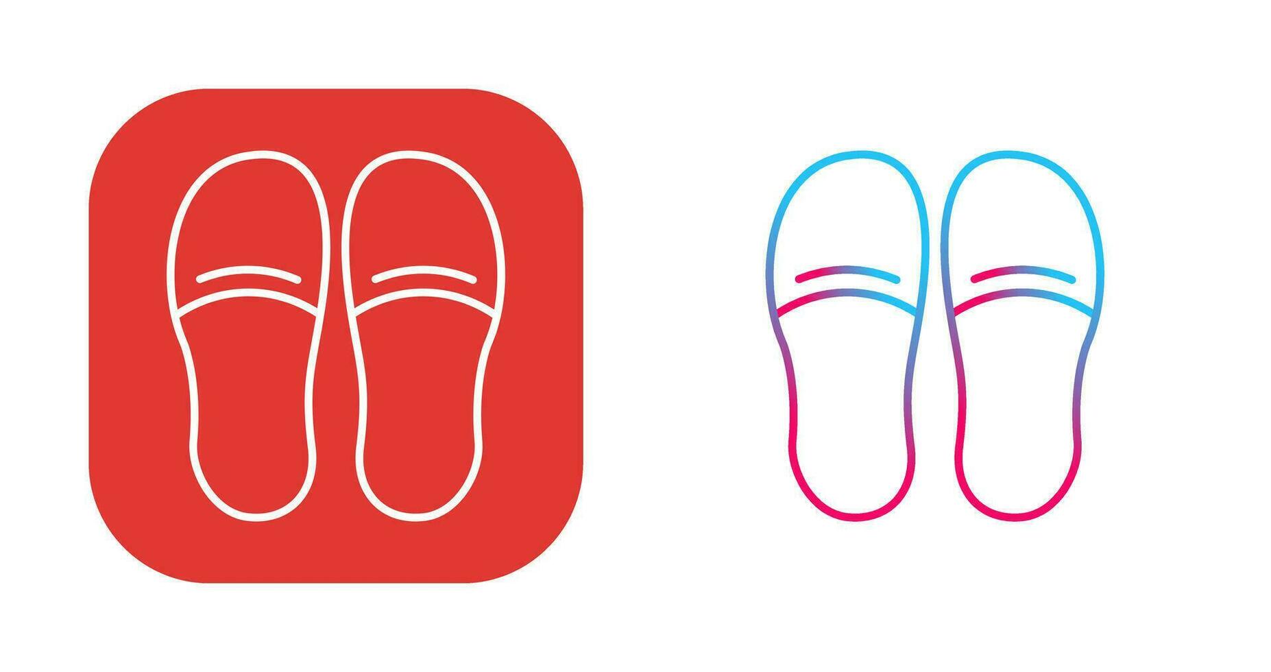 Slippers Vector Icon